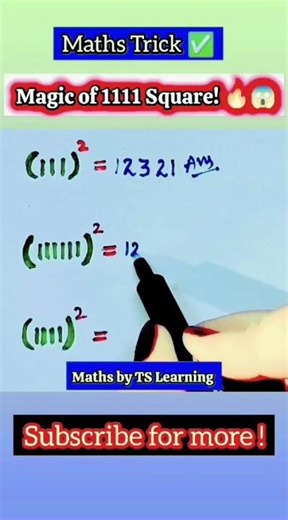 Fast Math Tricks 😱🔥 | Vedic Maths | #MathsTricks #maths #Shorts #tslearning #viral #ytshorts