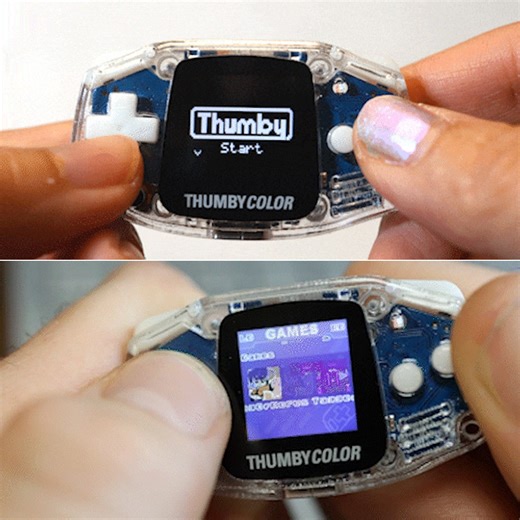 Thumby Color is a Tiny Raspberry Pi-Powered Game Boy Advance