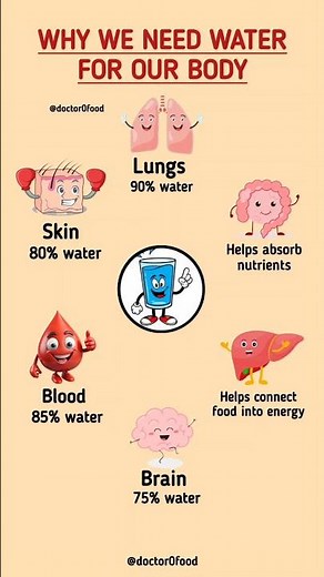 Why We Need Water for Our Body | Amazing Facts About Water and Health 💧 #healthylifestyle