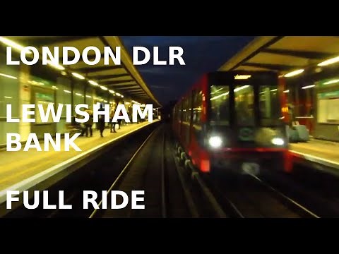 Docklands Light Railway, full journey from Lewisham to Bank