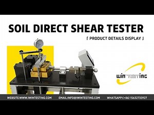 WINTESTING - Digital Display Soil Direct Shear Tester