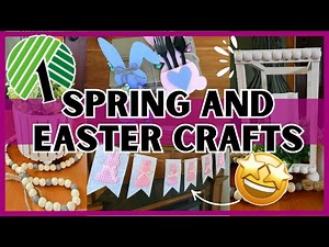 Dollar Tree DIY Spring and Easter Crafts! Let's Kick off a New Season of Decorating! Mega Video!