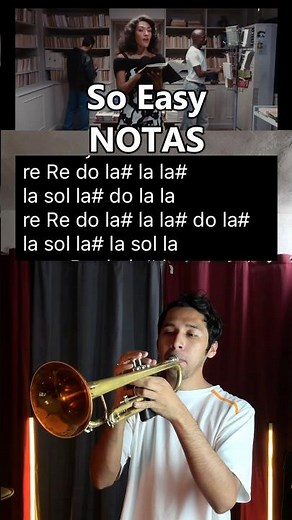 Notas Trompeta - So Easy #trompeta #trumpet #trumpetplayer#tutorial #notastrompeta