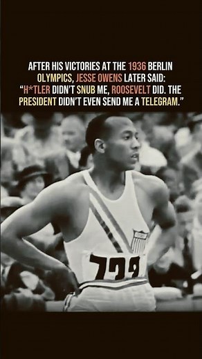 The Truth Behind Jesse Owens and Hitler