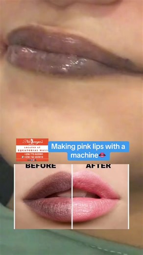 Making Pink Lips with a Machine - Step by Step Tutorial
