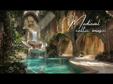 Hidden Castle Water Temple 🍃 Medieval Celtic Music for Sleep, Study & Healing