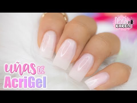 CÓMO hacer UÑAS ACRIGEL | FACIL!