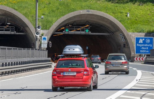 Test der Notfalldurchsagen: A93 beim Pfaffensteiner Tunnel am 17 März voll gesperrt