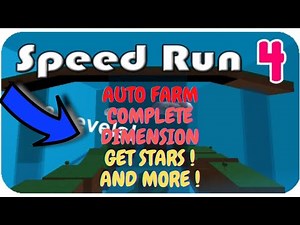 Speed run 4 Script Gui | Auto Farm | Complete Dimension - New Script 2022