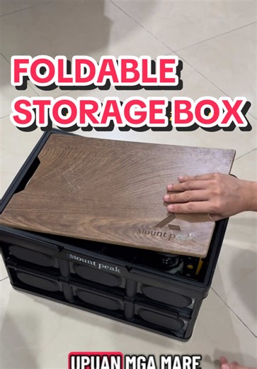 Essential Camping Gear: Foldable Storage Boxes