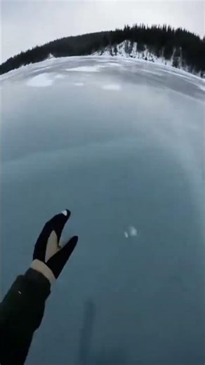 What Happens When You Slide On Frozen Lake Ice?