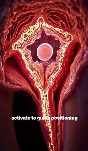 Minute-by-Minute Uterus Implantation Process Explained in 3D Medical Animation #shorts