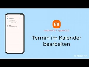 Termin im Kalender bearbeiten - Xiaomi [Android 15 - HyperOS 2]