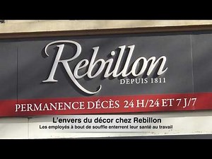 L’envers du décor chez Rebillon, Les employés à bout de souffle enterrent leur santé au travail