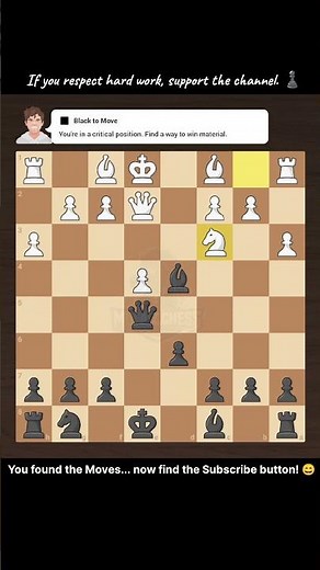 ❤️ Every puzzle takes effort. A Subscribe is the best reward. #chess #chessgame