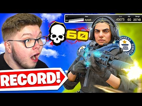 WORLD RECORD 60 KILL SOLO QUADS GAME IN CoD WARZONE 🤯 (Modern Warfare Warzone)