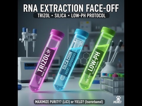 Intro to RNA Extraction methods: TriZOL, Silica Column and Low pH