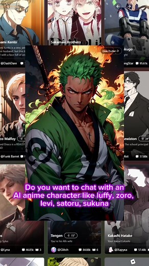 Interact with AI Anime Characters at Tipsy.chat