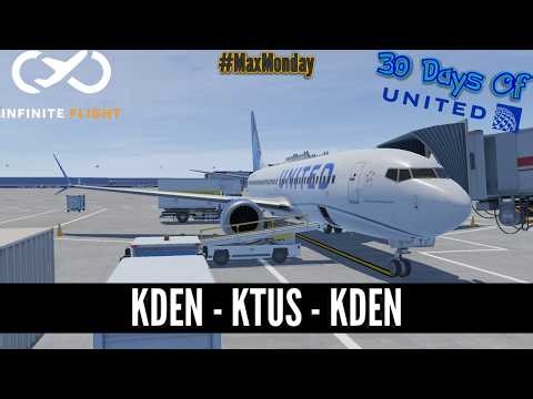 🔴Infinite Flight LIVE | 30 Days Of United - Day 20 | #MaxMonday - Denver - Tucson (ROUND TRIP)