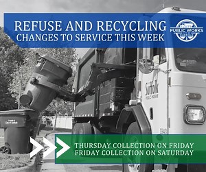 4.3K views · 11 shares | SERVICE CHANGE FOR REFUSE AND RECYCLING...