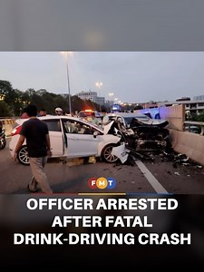 Military officer arrested after fatal drink driving crash on MEX Highway #FMTNews #fyp #NewsAtTiktok #TrendingNewsMalaysia #FMTEng