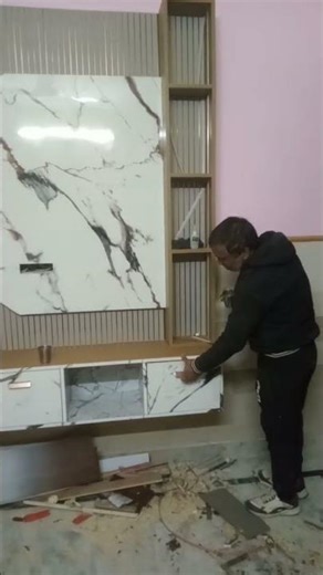 tv panal / tv unit / flutter panal TV unit/ #falseceiling