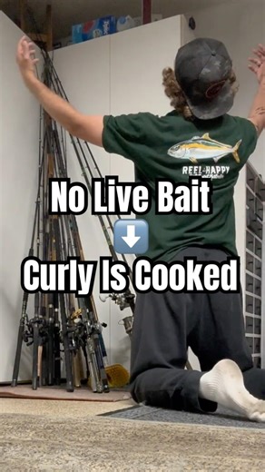 You Go Fishing But There’s No Live Bait