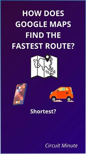 How Does Google Maps Find The Fastest Route? 🗺️🚗