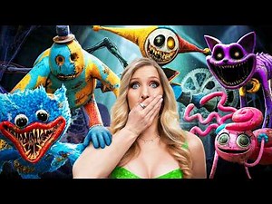 Poppy Playtime Chapter 1, 2, 3, 4 and 5 - All Bosses, All Endings!