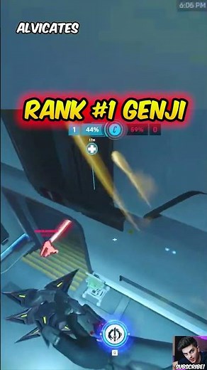 NEW Rank #1 Genji Is Out Of This World #overwatch2