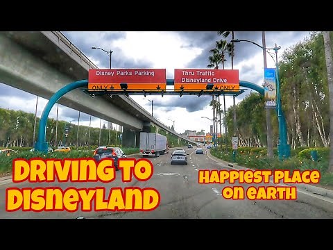 Driving Los Angeles 🇺🇸 Los Angeles International Airport *LAX* to Disneyland California USA