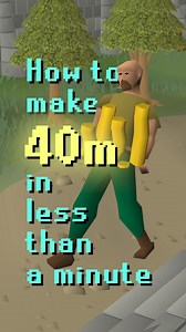 MESSlAH on Instagram: "How to make 40m in one minute  #oldschoolrunescape #osrs"