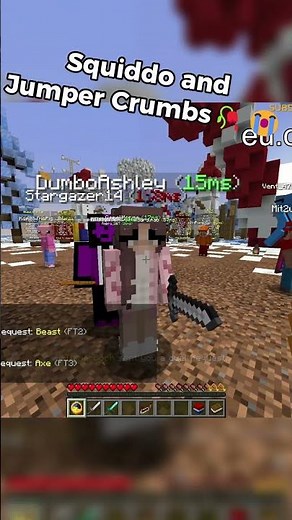 Squiddo Thought She Saw JumperWho… 😭 #minecraft #twitch #jumperwho #ashswag