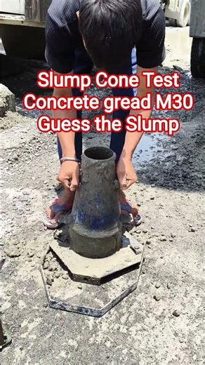 Slump Cone Test Workability test step by no no mistake