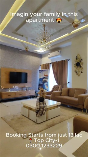 Purely Residential Apartments on Instalments in Top City-1 Islamabad Family Oriented apartments