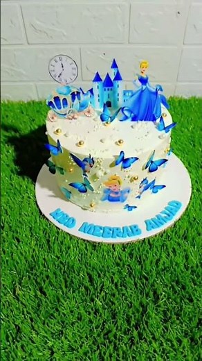 This Isn’t a Cake, It’s a Dream 😍 | Cinderella Theme Cake 👑 #cake #frozen #disney #cakedecorating