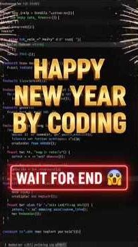 How to Create a Viral New Year Countdown with Code! 🚀 #2026