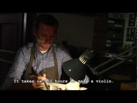 Traditional violin craftsmanship in Cremona