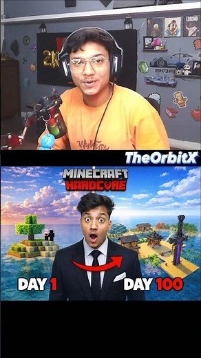 100 days Trapped on One Island in Hardcore #minecraft !