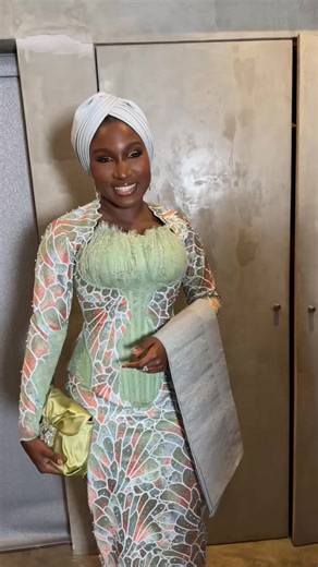 Stylish Introduction Outfit for a Yoruba Bride