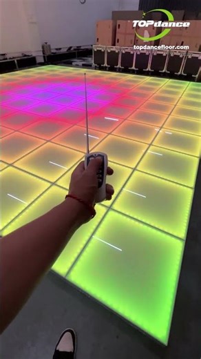 Interactive LED Dance Floor TP-876: Engage guests#DanceFloorAtHome#StageDanceFloor