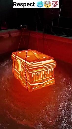 Mysterious Orange Object Submerged in Water