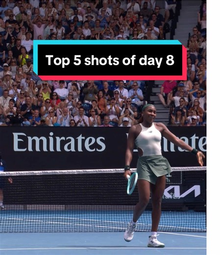 Top 5 Shots from Day 8 of the Australian Open 2024