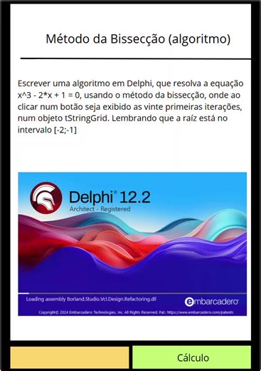 Métodos Numéricos en Cálculo con Delphi