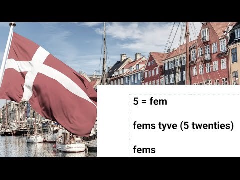 today I learned how Danish people make numbers