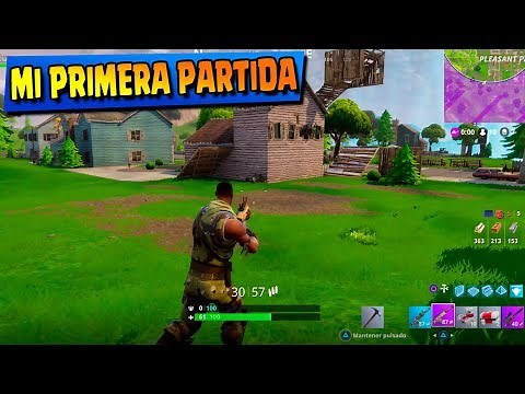 JUEGO FORTNITE EN PS4 POR PRIMERA VEZ!! BATTLE ROYALE