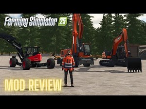FS25 Forestry Mods Review: Liebherr LH26, Doosan 225 & Euromach in Action!
