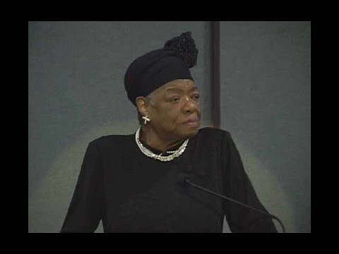 Dr. Maya Angelou at Evergreen, “Rainbow in the Clouds.”