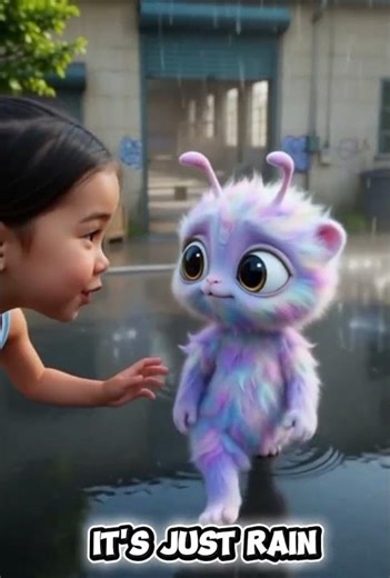 “The Sky Is Crying” 👽🌧️ | Emotional Alien Short #alienshortfilm #alienstory #aianimation