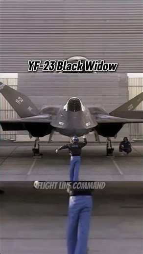 Black Widow🕷️ #aviation #jet #test #airforce #yf23 #prototype #airplane